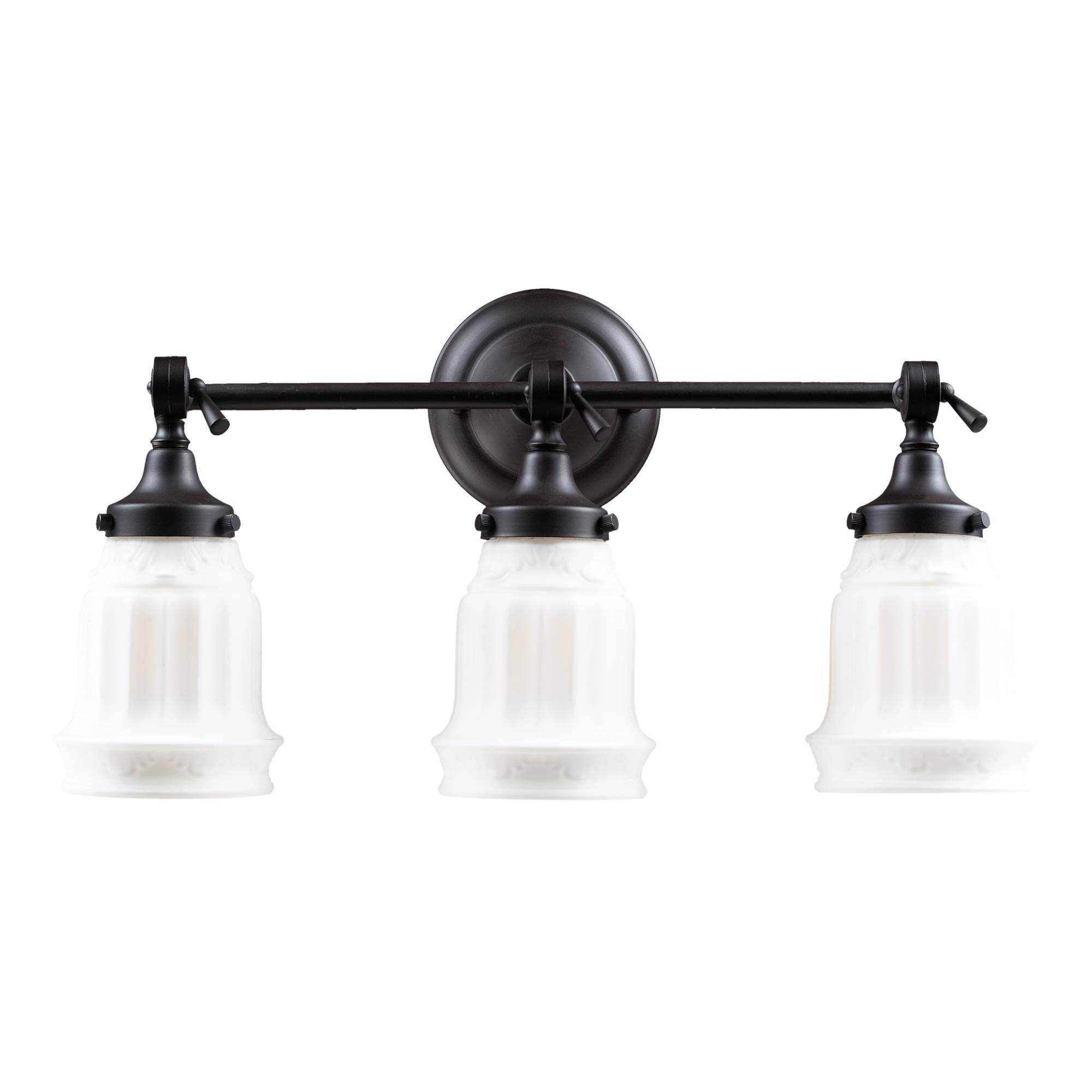 Elk Lighting 66213-3 Quinton Parlor 3 Light Vanity in Oiled Bronze XCG8P5
